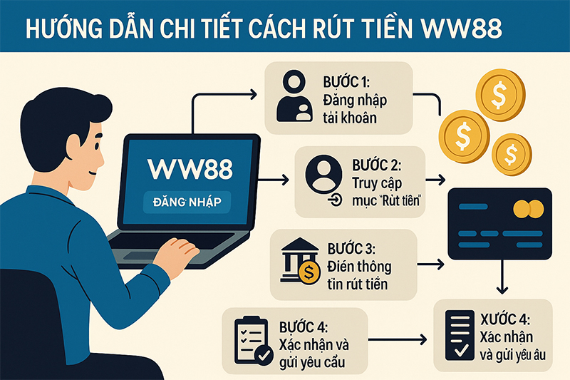 Hệ thống rút tiền WW88 tiện lợi
